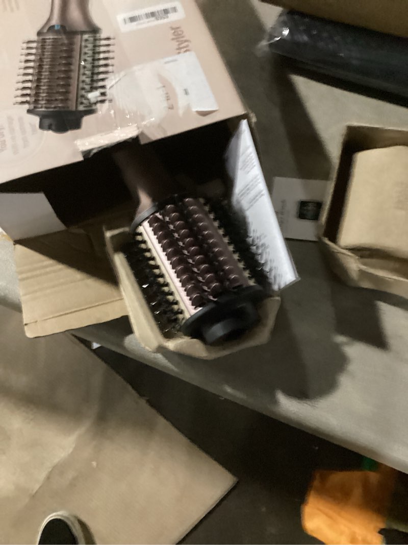 Condition photo showing Good Condition for Infiniti PRO CONAIR 2-in-1 Hair Dryer Brush, Thermal Brush Wet-or-Dry Hot Air Styler for All Hair Types, Large Oval Barrel, 4 Bristle Types to Volumize, Smooth, and Refresh, Mocha Mauve