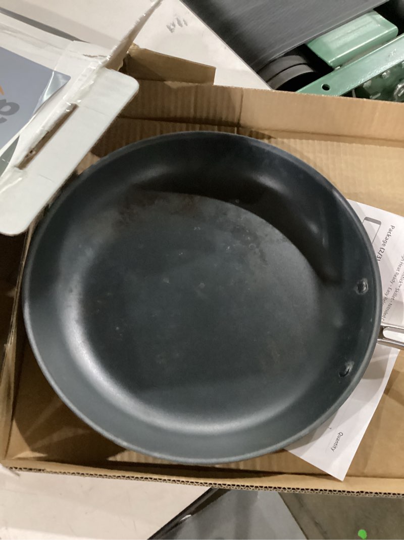 Condition photo showing As Is for misen carbon nonstick™ frying pan – carbon steel pan, naturally nonstick no-coating surface, ultra-durable & oven-safe, induction & gas compatible - 10 inch