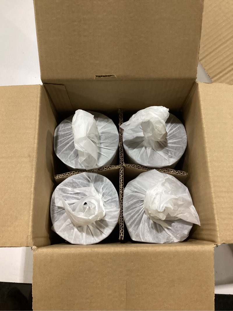 Condition photo showing New/Like New for starbucks shiny black pleated cup winter 2024 16oz cold cup (pack of 4)