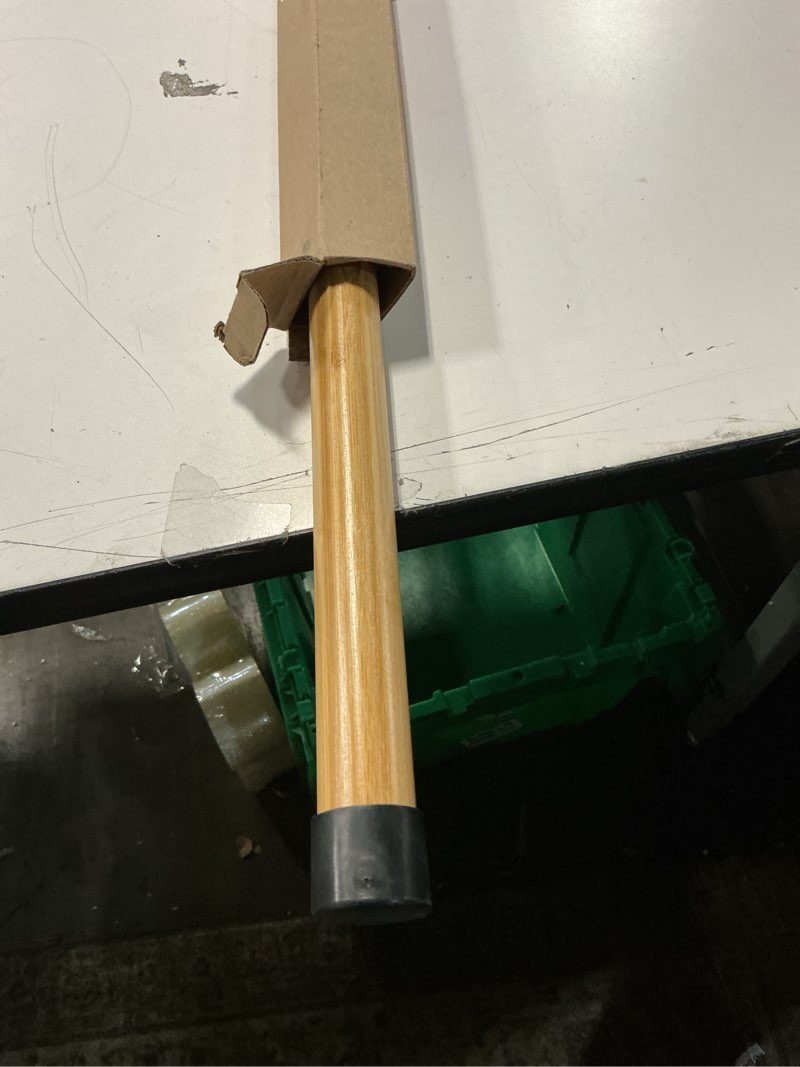 Condition photo showing Good Condition for Yoga Stick, 5ft Exercise Stick for Mobility, Stretching Stick with Non-Slip Ends, Exercise Dowel for Pilates, Balance Pole and Stretch Bar for Stretching Equipment 1 PCS 58 inches Natural Bamboo