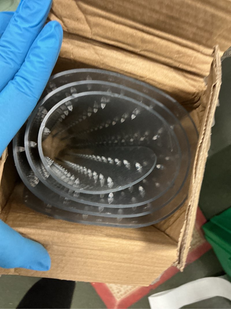 Condition photo showing Good Condition for Office Chair Mat for Carpets, Clear Computer Desk Chair Mat for Low Carpeted Floors, Thick and Sturdy Carpet Protector, Easy Glide and Flat Without Curling(30'' x 48'' Rectangle) 48" X 30" Rectangle