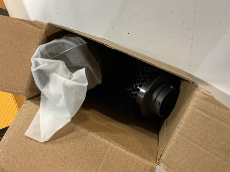 Condition photo showing Good Condition for Upgraded Connector Adapter with Large Round Volumizing Brush for Dyson Supersonic Hair Dryer, Round Brush and Adapter Attachment for Converting Hair Dryer for Airwrap, Gold