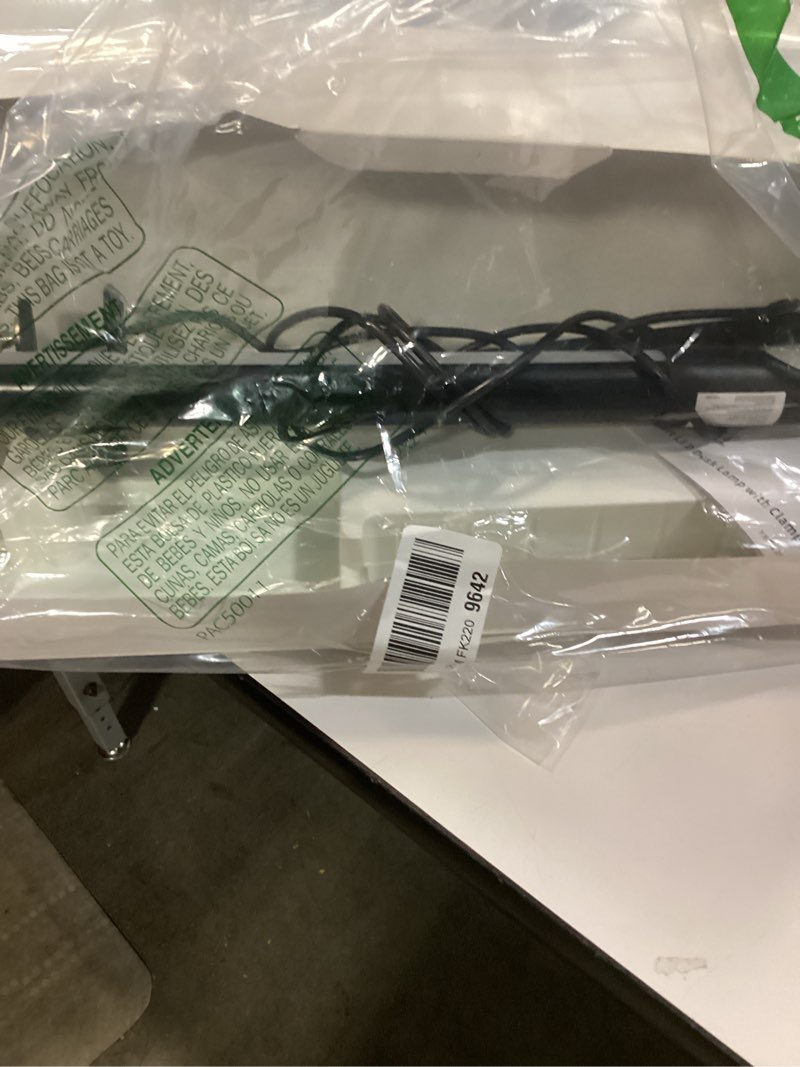 Condition photo showing Good Condition for Hand-Wave LED Desk Lamp with Clamp, Touchless On/Off, Color Temperature Adjustable 3000K-6500K, Flicker-Free Eye-Caring Reading Light, Clip-On Desk Light for Home Office/Study/Monitor/Desk (110V)