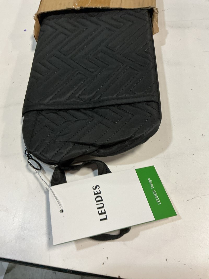 Condition photo showing New/Like New for Leudes Hair Tools Travel Bag for Women Heat Resistant Mat for Travel Essentials Hot Tools Straighteners,Flat Irons,Curling Iron,Hot Air Brushes and Hair Dryer Organizer Bags 2 in 1(Black)