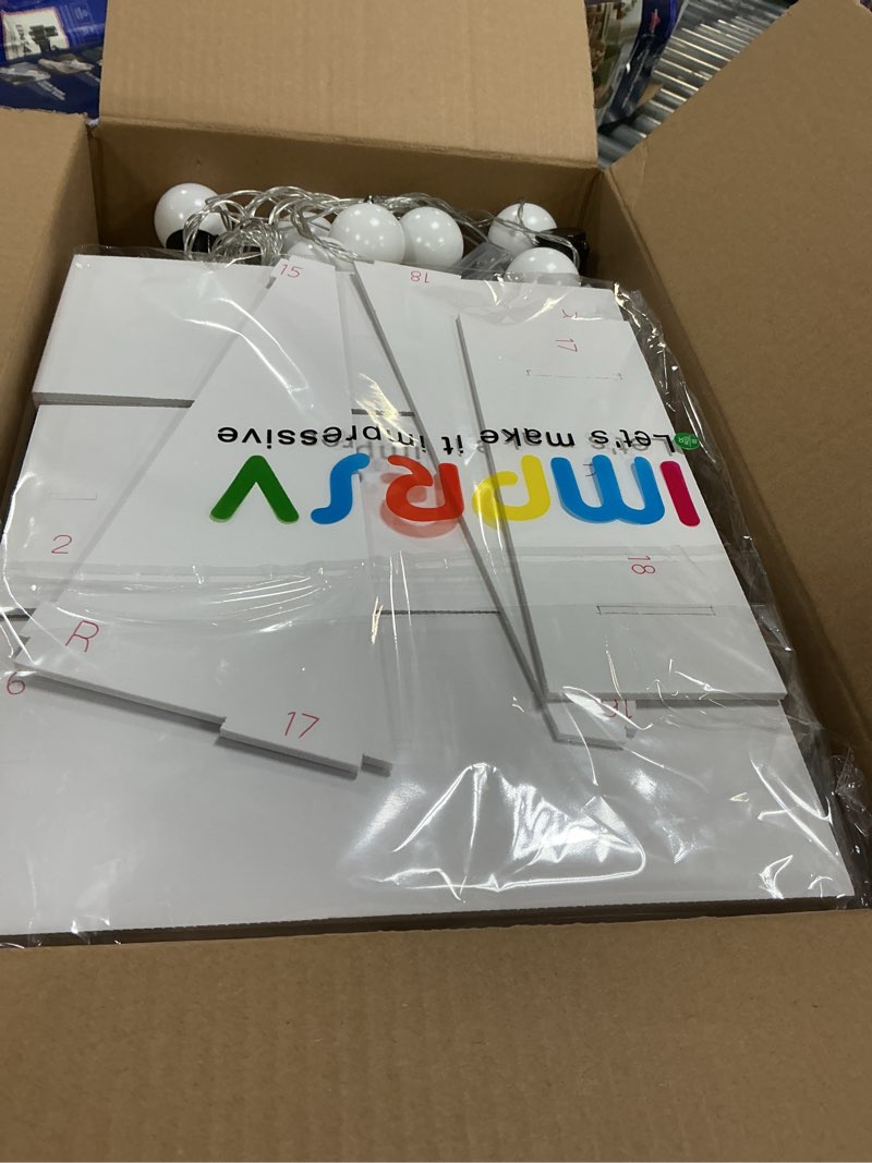 Condition photo showing New/Like New for imprsv Marry Me Light Up Letters Yellow Light Marry Me Signs 3FT for Proposal Engagement Wedding Decor Yellow Letters