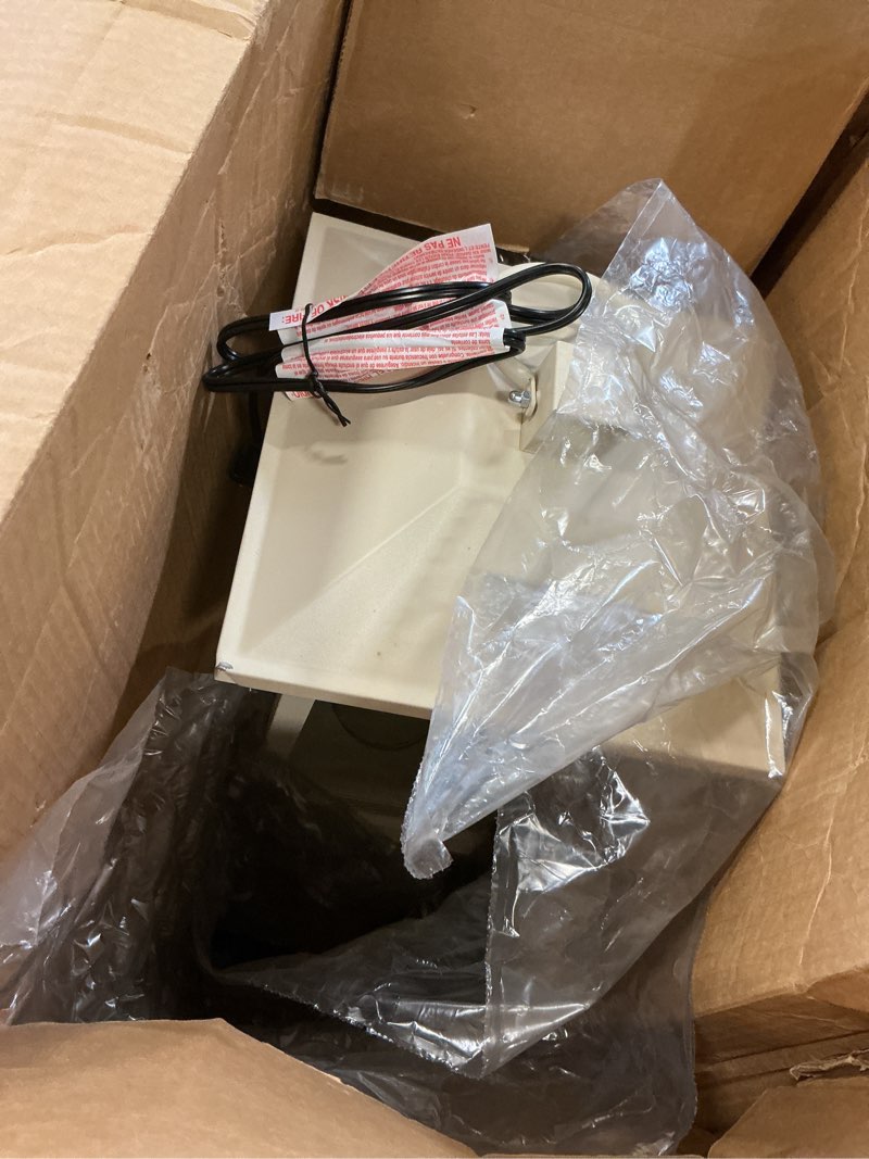 Condition photo showing As Is for Duraflame 28" Electric Lantern w/ Infrared Heat & Remote