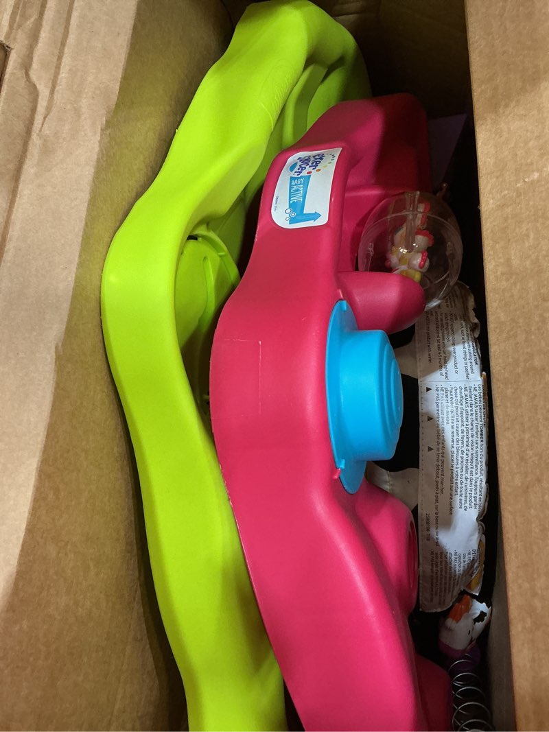 Condition photo showing As Is for evenflo exersaucer moovin & groovin activity center, 25x30x30 inch (pack of 1)