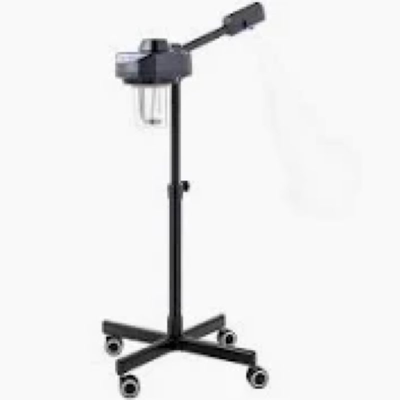 Wuissvnb Facial Steamer Professional, Facial Steamer on Wheels with Timer Function, Ozone Face Steam