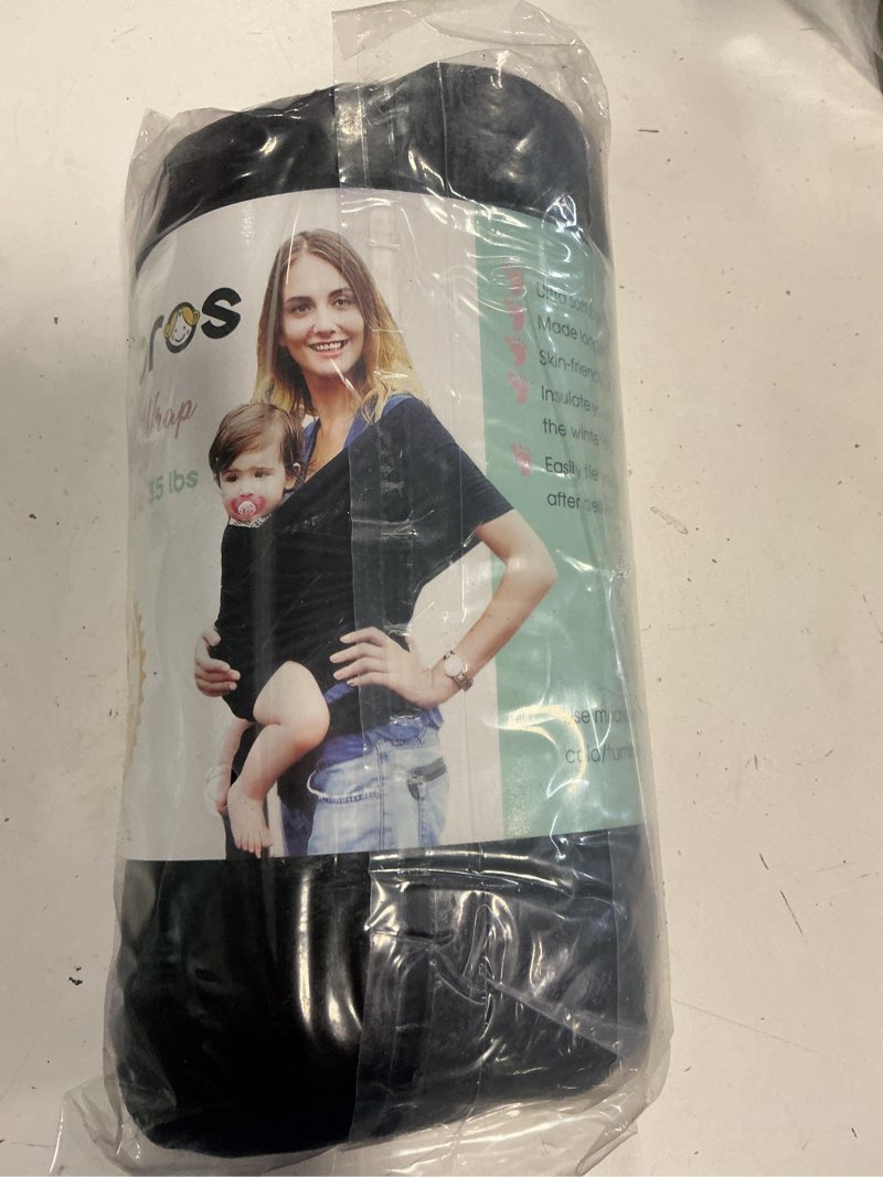 Condition photo showing New/Like New for acrabros baby wrap carrier,hands free baby carrier sling,lightweight,breathable,softness,perfect for newborn infants and babies shower gift,black