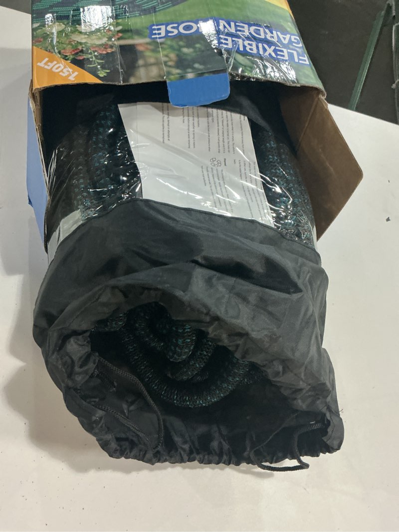Condition photo showing New/Like New for expandable garden hose 150ft with 10 function nozzle, 2025 new no kink flexible water hose 150 ft, l