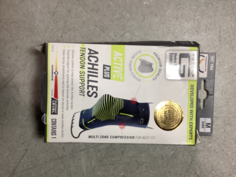 Condition photo showing New/Like New for Neo-G Achilles Tendon Support With Silicone Tendon Cushion - Achilles Tendonitis Brace Ankle Support For Men And Women – Targeted Ankle Compression Sleeve - Breathable - Active Plus (Medium)