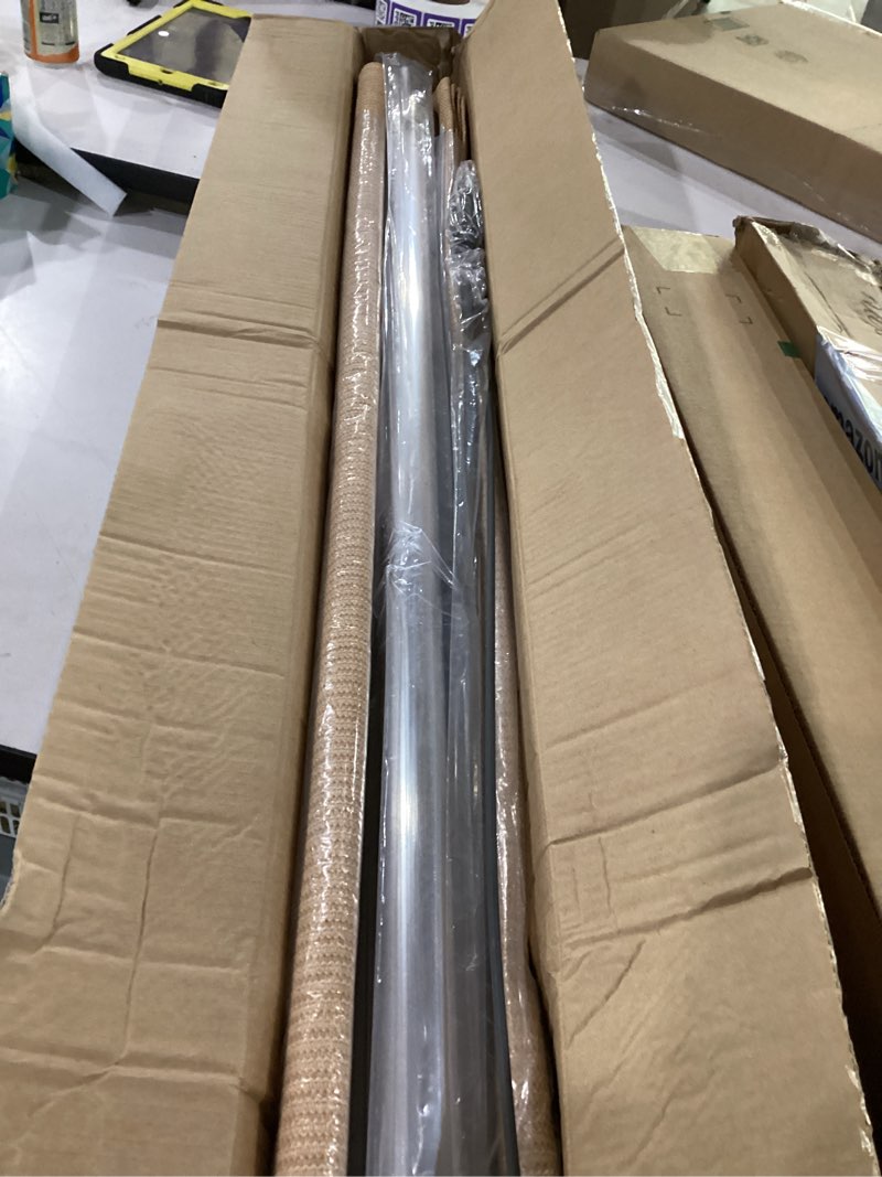 Condition photo showing Good Condition for homedemo outdoor roller shades for patio, 8'w x 6' h roll up shade for outside, sun roller shade cloth roll blinds cordless waterproof for porch gazebo pergola balcony backyard khaki khaki 96"w x 72"h