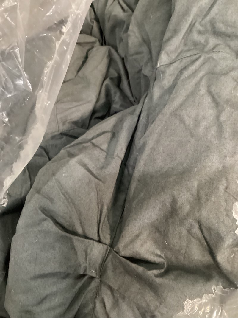 Condition photo showing Good Condition for cotton pintuck comforter, king/cal king, nightfall