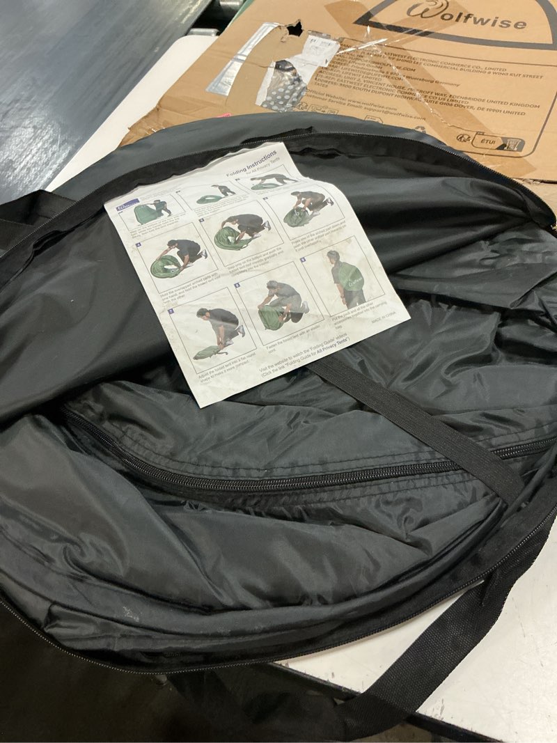 Condition photo showing Good Condition for wolfwise pop up shower tent for camping essentials, portable instant changing tent with ventilation 