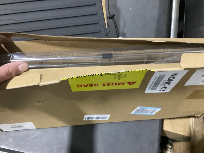 Condition photo showing New/Like New for serene valley sink bottom grid 24-1/8" x 12-5/8", centered drain with corner radius 1-1/2", sink protector nlw2412c