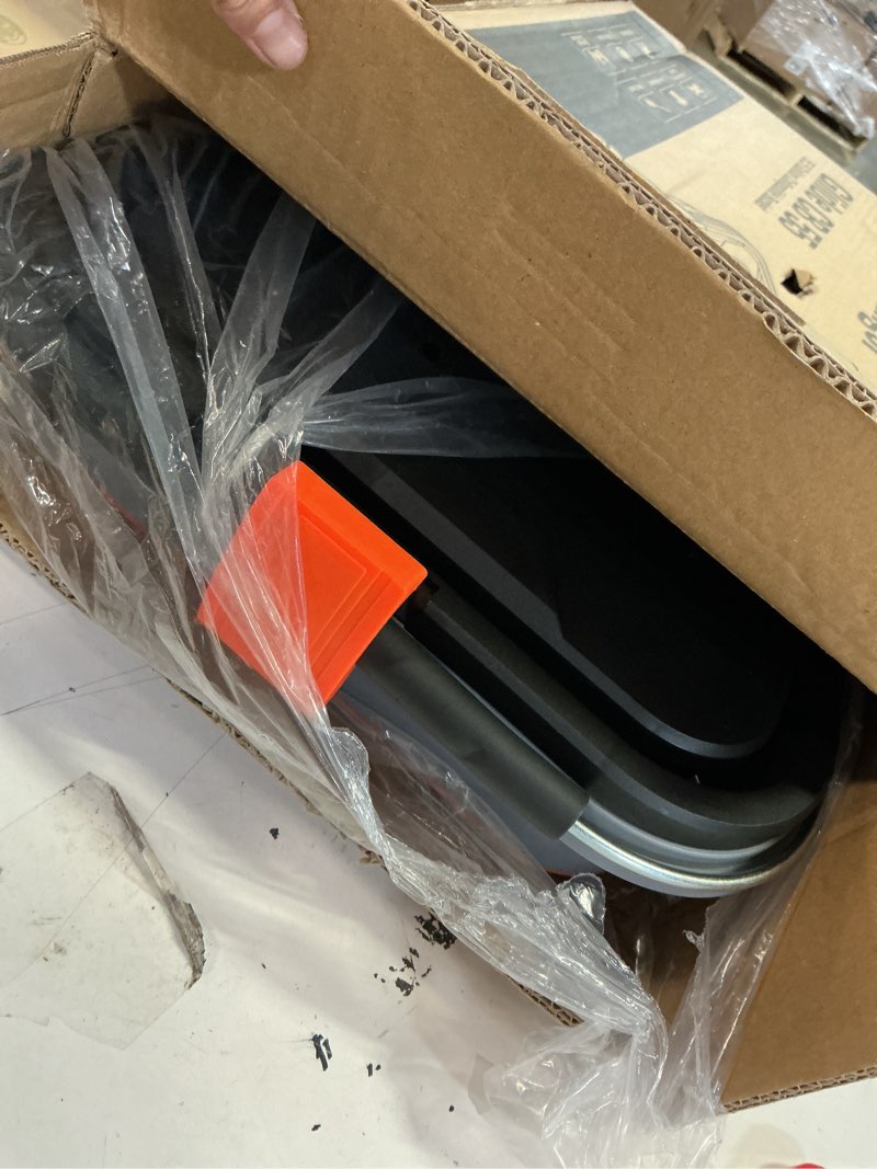 Condition photo showing Good Condition for glide cb 55 collapsible bucket 5.5 gallon for car washing with wheels, handle, drain plug and water outlet, foldable multi-use for mop cleaning, camping, rv, pet bathing and laundry