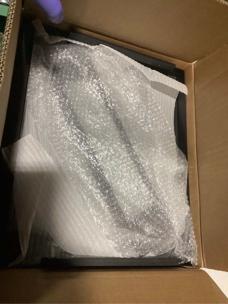 server rack enclosure with glass door black, locks, & removable side panels - wall mount it network 