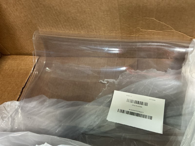 Condition photo showing Good Condition for ostepdecor clear table protector 32 x 60 inch, 2mm thick plastic table cover, waterproof pvc clear table cover protector, desk protector mat, writing desk pad for desktop, coffee & dining room table 32" x 60" (rectangular) crystal clear 2mm