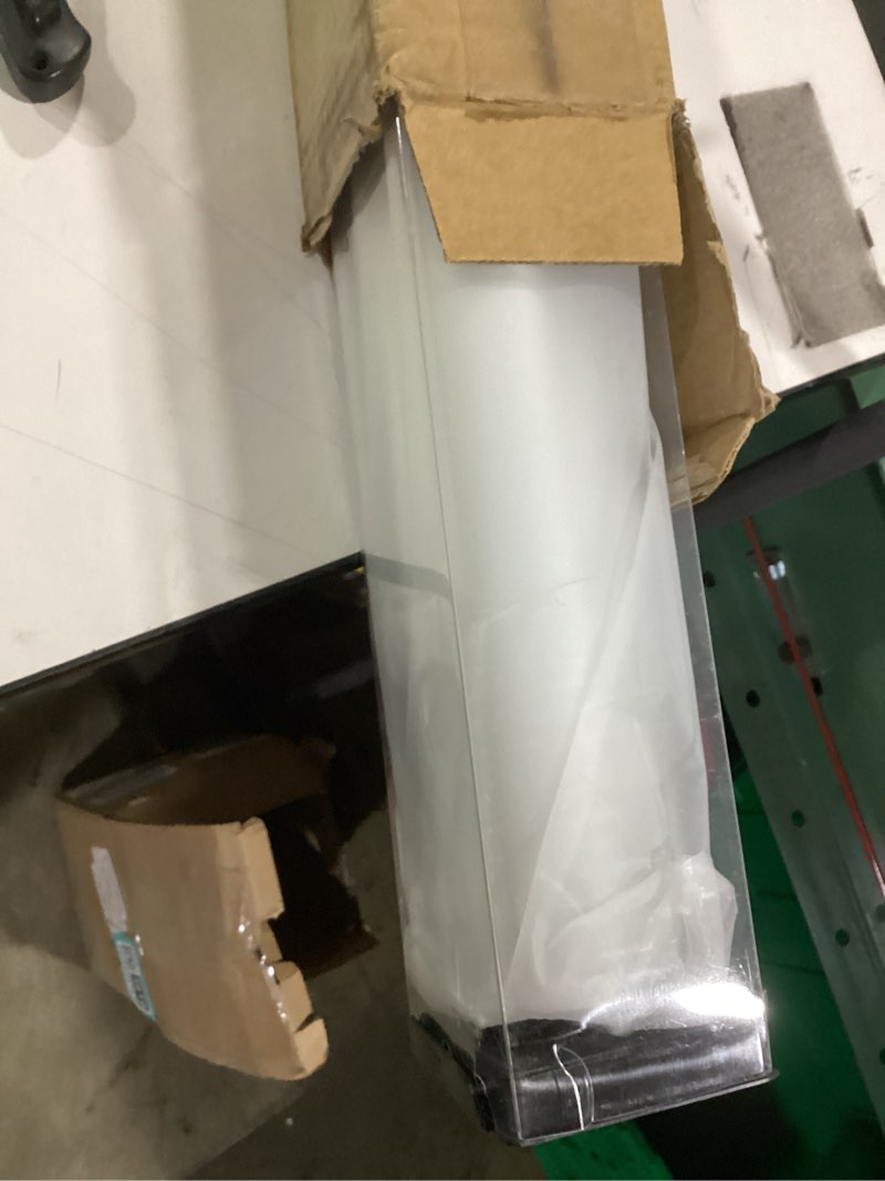 Condition photo showing New/Like New for AOSKY Cordless Zebra Blinds for Windows Pull Down Roller Window Shades Dual Layer Light Filtering Privacy for Day and Night, Free-Stop Door Shades for Home Easy to Install (26" W X 72" H, White) 26"W x 72"H White