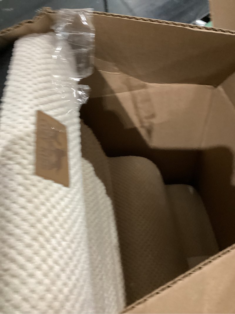 Condition photo showing As Is for Dog Stairs for Small Dogs 19.7" H, Curved Dog Step for Puppy, Older or Cat, Medium Pet Ramp for Sofa, Couch or Bed, Ladder with High Density Foam, 4 Step, 15.7x28.3x19.7 inch, Beige Beige 4 15.7x28.3x19.7in