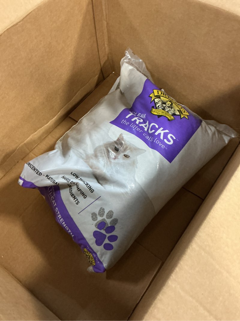 Condition photo showing New/Like New for Dr. Elsey's Clean Tracks Clumping Clay Cat Litter 18 lb. Bag 18 Pound (Pack of 1)