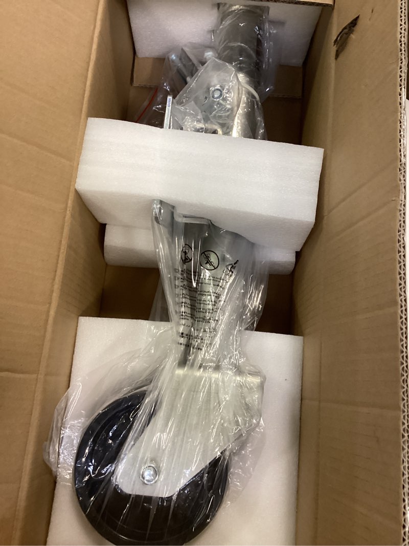 2000 lbs Trailer Jack with Dual Wheel Heavy Duty, 12" Lift, 20-24V Cordless Drill Compatible, for RV