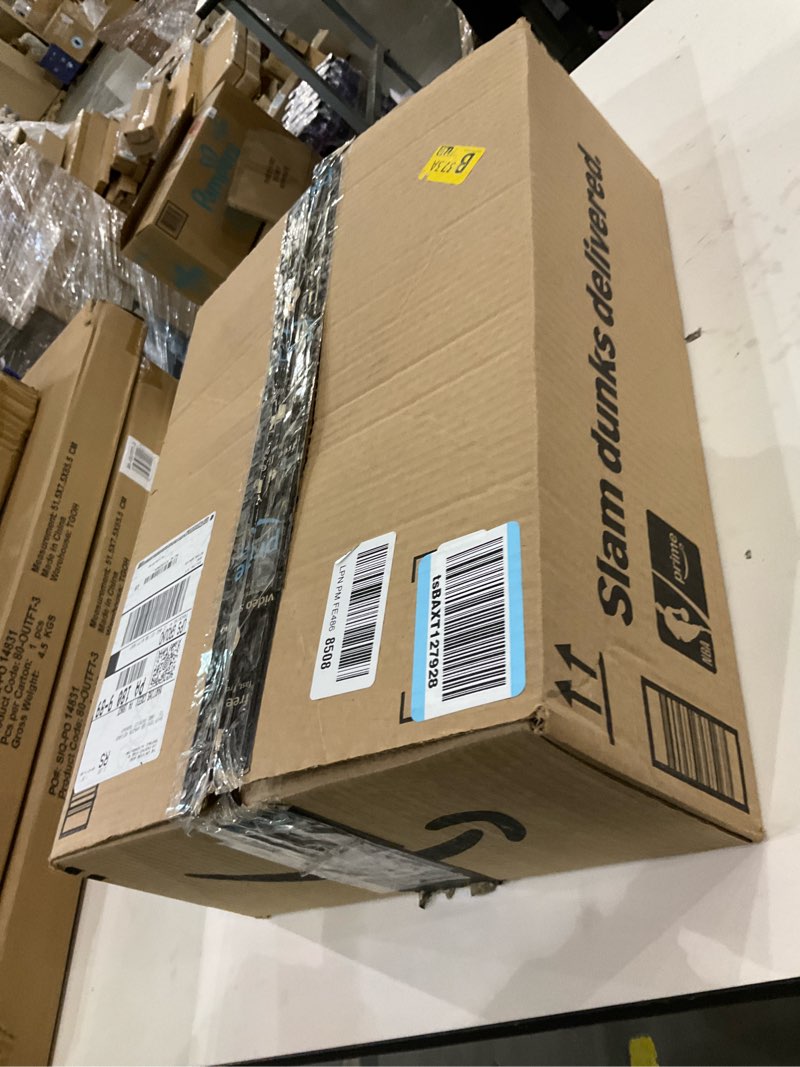 Condition photo showing As Is for Kurt Adler UL2218 UL 10-Light 16" Red & Ivory Angel Treetop