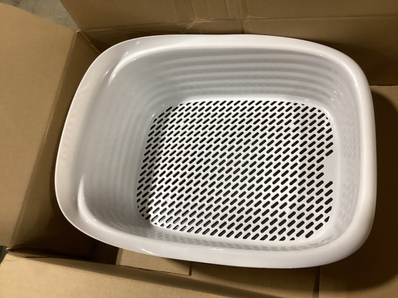 Condition photo showing Good Condition for Arm & Hammer Large Sifting Litter Box Scoop Free Cat Litter Tray with Microban, Made in USA