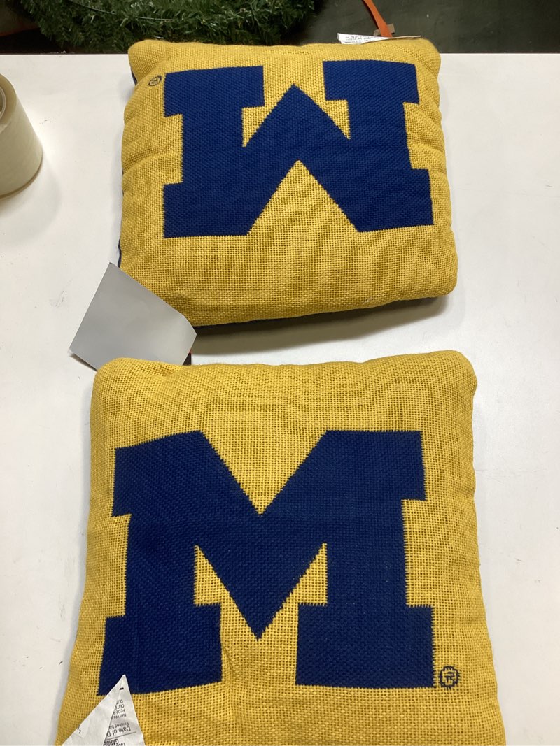 (2 PACK) Woven Jacquard Pillows 