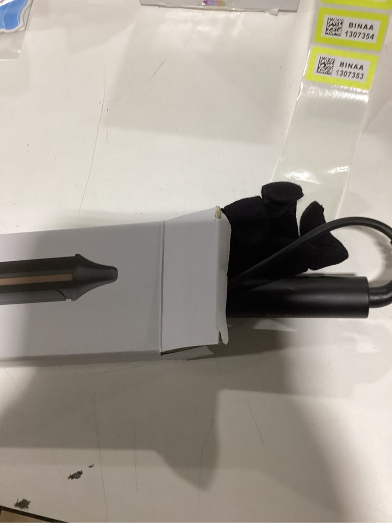 Condition photo showing Good Condition for 1.25 inch curling iron, 1 1/4 titanium ceramic hair curler, fast heating curling wand with 8 heat settings with led display for all hair types dual voltage 110-240v for travel
