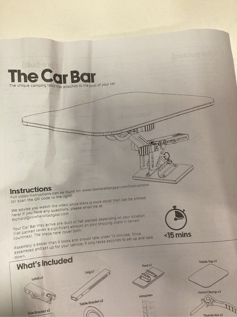the car bar black 