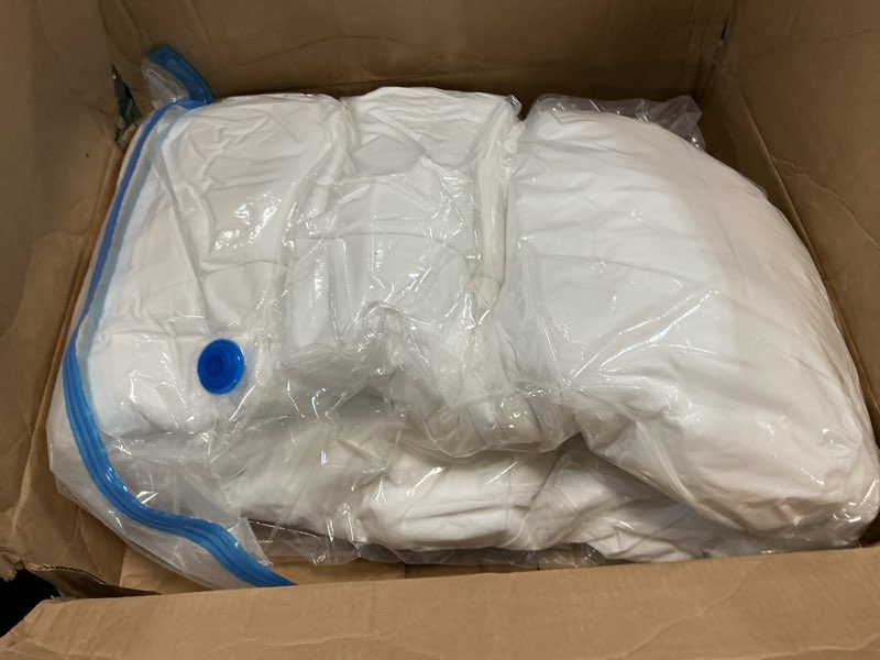 Condition photo showing Good Condition for SOPAT Mattress Topper King Size Extra Thick Mattress Pad 8-21" Deep Pocket Soft Down Alternative Fill Mattress Protector Pillow Top Mattress Cover (78x80 Inches, White) White Color King