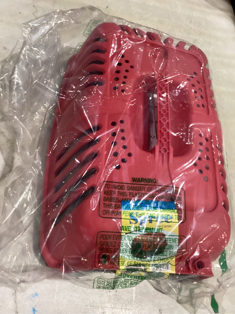 Condition photo showing Good Condition for midwest homes for pets spree travel carrier - hard-sided dog & cat carrier, small pet travel crate with handle, ventilated design, easy assembly, 19-inch, red red 19 inch