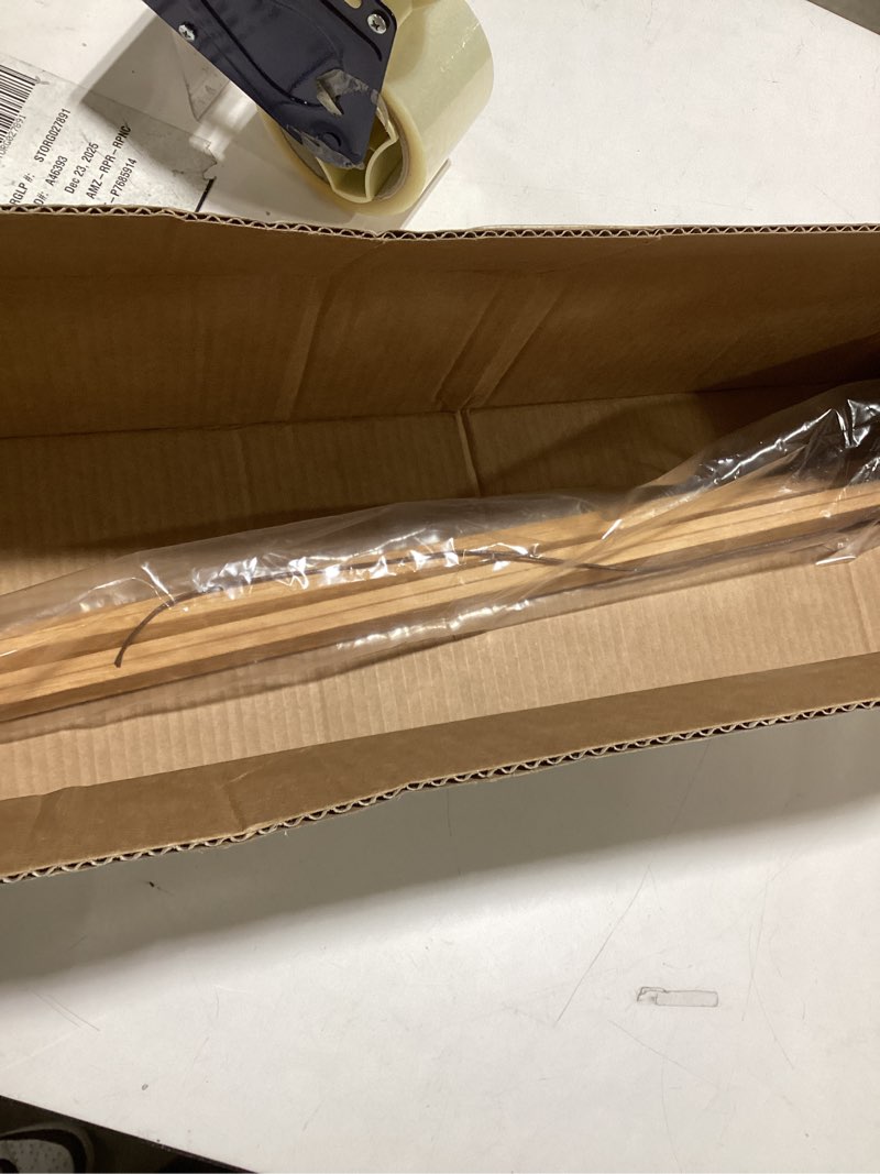 Condition photo showing As Is for FALAMON Magnetic Poster Hanger Frame, 24x36 24x18 17x24 Teak Wood Magnet Poster Frame for Posters, Prints, Photos, Pictures, Maps, Scrolls, and Canvas Artwork Teak Wood 24L" x 0.7W"