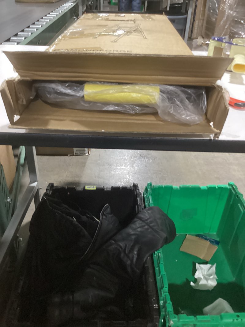 Condition photo showing New/Like New for Step Ladder Foldable Folding Stool - for Home Adults Kitchen 3 Stepping Extension Tall Heavy Duty with Handrails - Closet Stepstool Stair Ladders Extendable Stepladder for Indoor House 600Lbs Black and Yellow 3 Step without Tool Platform