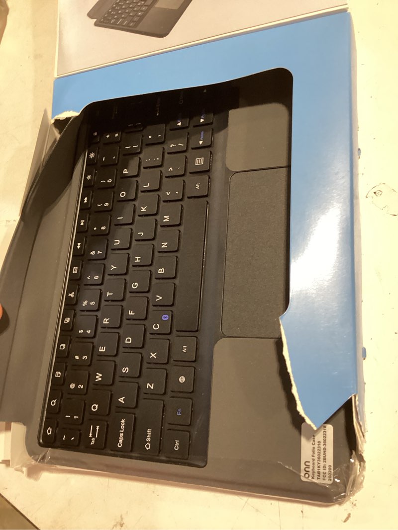 Condition photo showing Good Condition for onn keyboard folio case for onn 11” tablet 2026 only — not for older onn 11” tablets