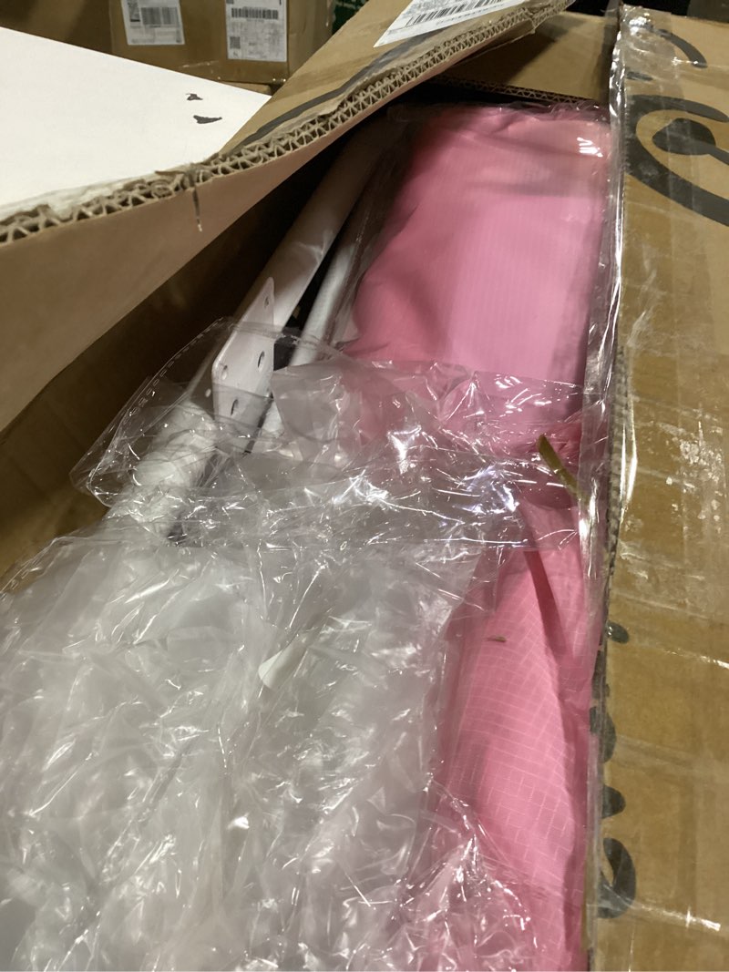 Condition photo showing Good Condition for Swing Stand with Sensory Swing, Swing Frame with Pod Swing, X-Shaped Swing Set, Metal Swing Chiar with Stand for Adults Indoor and Outdoor 330LBS (Light Pink Gradient)