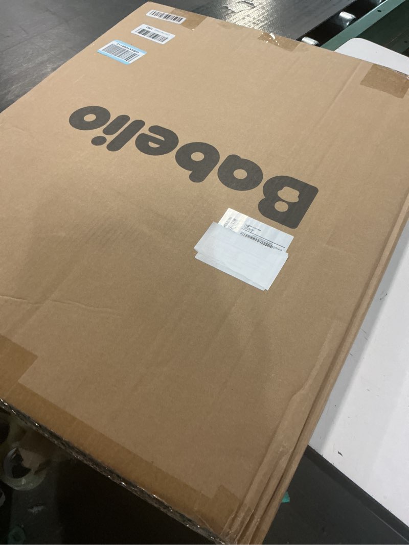 Condition photo showing New/Like New for Babelio Baby Gate for Stairs, Kitchen & Doorways, No Bottom Bar| Easy Installation| One-Handed Operation| Auto-Close| Hardware Mount (Drill Needed) Safety Dog Gate (White - B17, 24-39" W, 28" H)