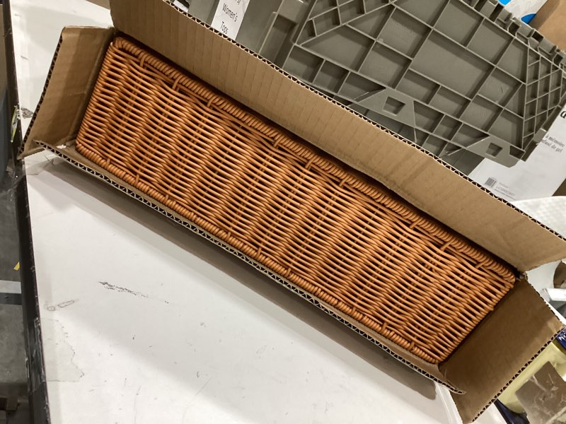 Condition photo showing Good Condition for Nursery Book Shelves 2PCS Scalloped Book Shelf for Kids Rooms Artificial Rattan Nursery Bookshelf Wall Hanging Floating Book Shelves for Wall Bedroom Living Room Decor