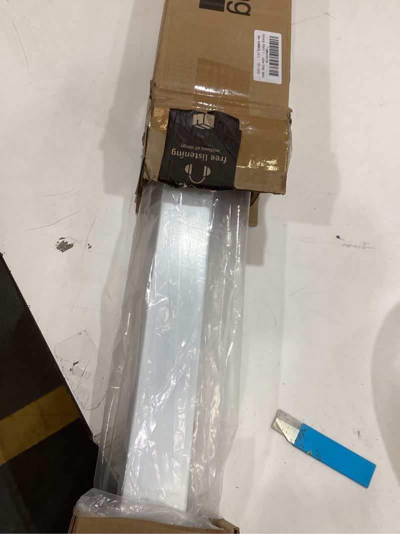 Condition photo showing Good Condition for muzata stair cable railing post 36 inch for 25-35 degrees stair 36"x2"x2" surface mount white t304 stainless steel cable railing system kit indoor outdoor with paper user guide ps01 wa4s 36" stair post