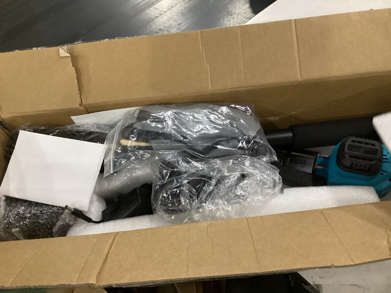 Condition photo showing Good Condition for (not tested)seesii 2-in-1 electric pole saws: brushless mini chainsaw cordless 6 inch, 2 x 4000mah batteries, pole saw for tree trimming,hand held small chain saw with extension pole for tree limb branch cutter baby bluese