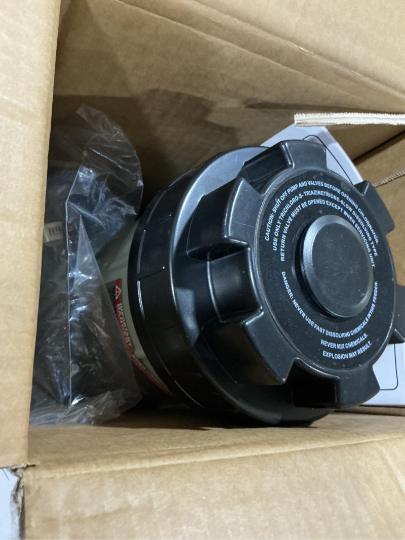 Condition photo showing Good Condition for professional cl220 off-line automatic chlorinator for swimming pool ponds garden,replacement for hayward cl220 automatic chlorinator feeder,9 lbs capacity,abs material,easy installation