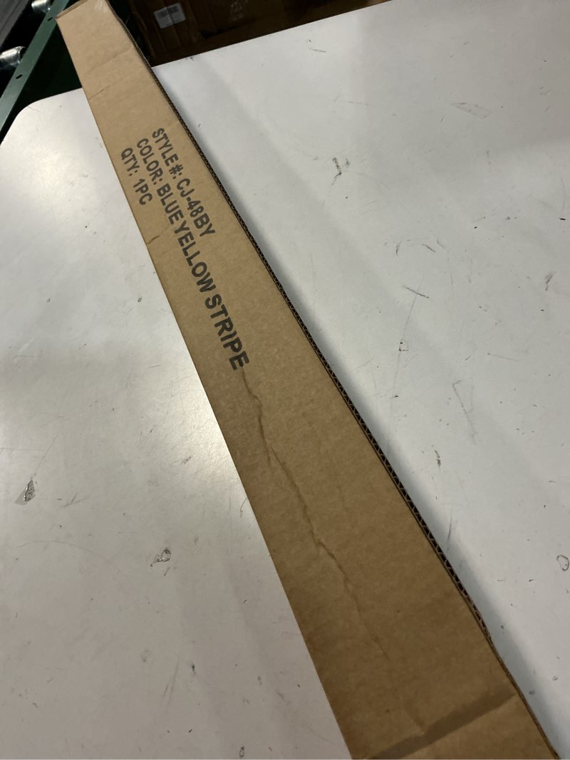 Condition photo showing New/Like New for caribbean joe beach umbrella for chair, adjustable and universal clamp on beach umbrella with uv protection, 48 inch arc bold stripe