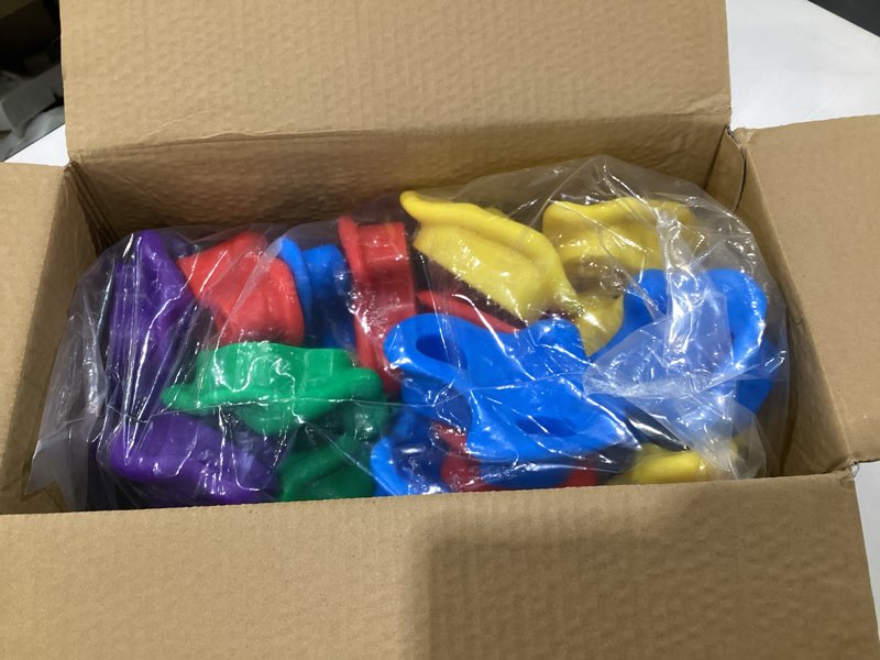 Condition photo showing Good Condition for TOPNEW 20 Ninja Tree Climbing Holds for Kids Climber, Adult Climbing Rocks with 6 Ratchet Straps for Outdoor Ninja Warrior Obstacle Course Training Multicolor