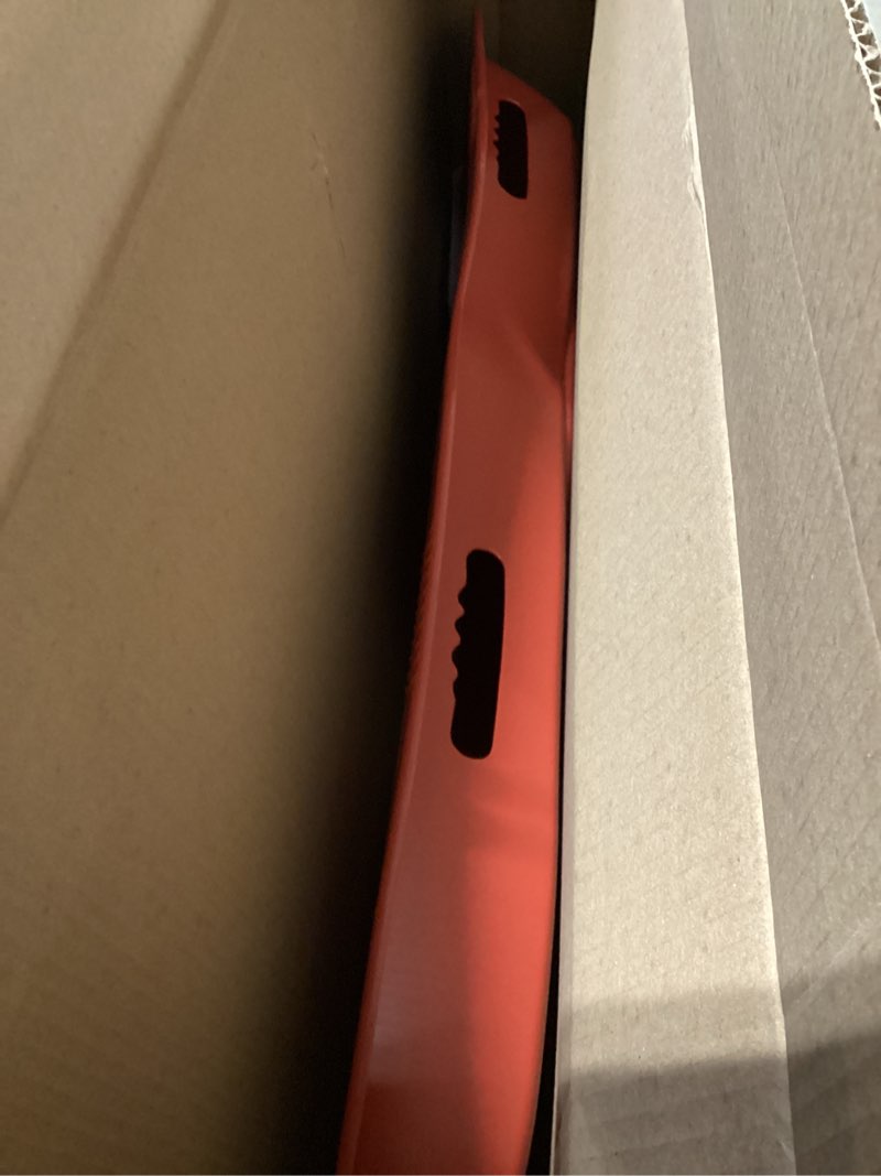 Condition photo showing Good Condition for Retrospec Retrorider Plastic Snow Sled – Toboggan Style with Pull Rope, Cold-Resistant Coating, and Hard Bottom for Smooth Downhill Rides – Available in 35" and 48" Sizes for Kids and Adults Single Brrgundy 48"