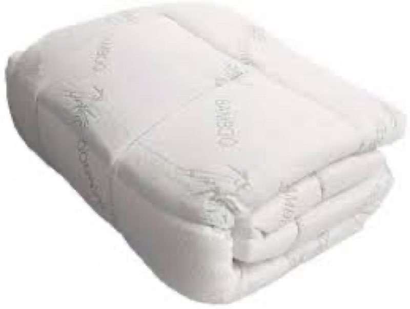 OrganicTextiles Down Alternative Mattress Pad with Rayon derived from Bamboo Cover (Twin XL Size) Visit the ORGANIC TEXTILES Store