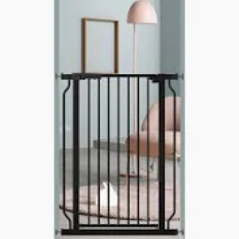 WAOWAO Extra Tall 40.55" Baby Gate 29.92-63.38" Wide Pressure Mounted Walk Through Swing Auto Close 