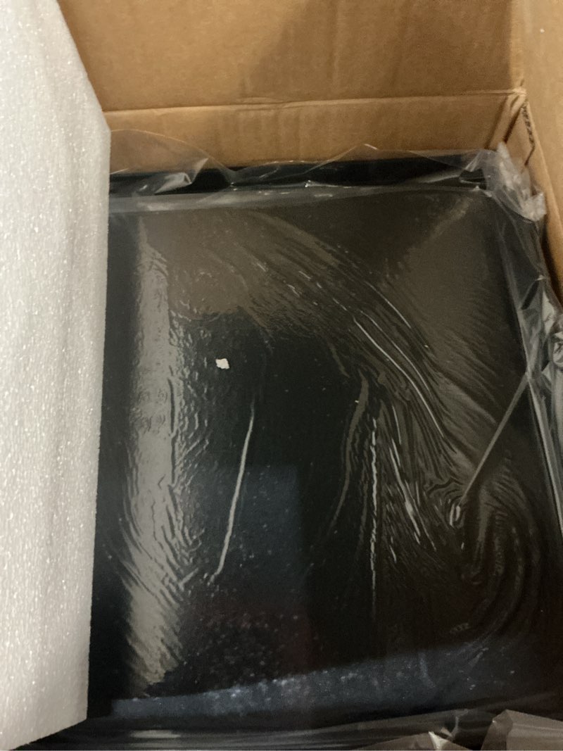 Condition photo showing Good Condition for utheer 25" x 16" pre-seasoned nonstick cast iron griddle for gas & charcoal grills – universal flat top with grease groove, reinforced ridges & high sidewalls, great for parties, camping & tailgating cast iron 25" x 2.6" x 16"