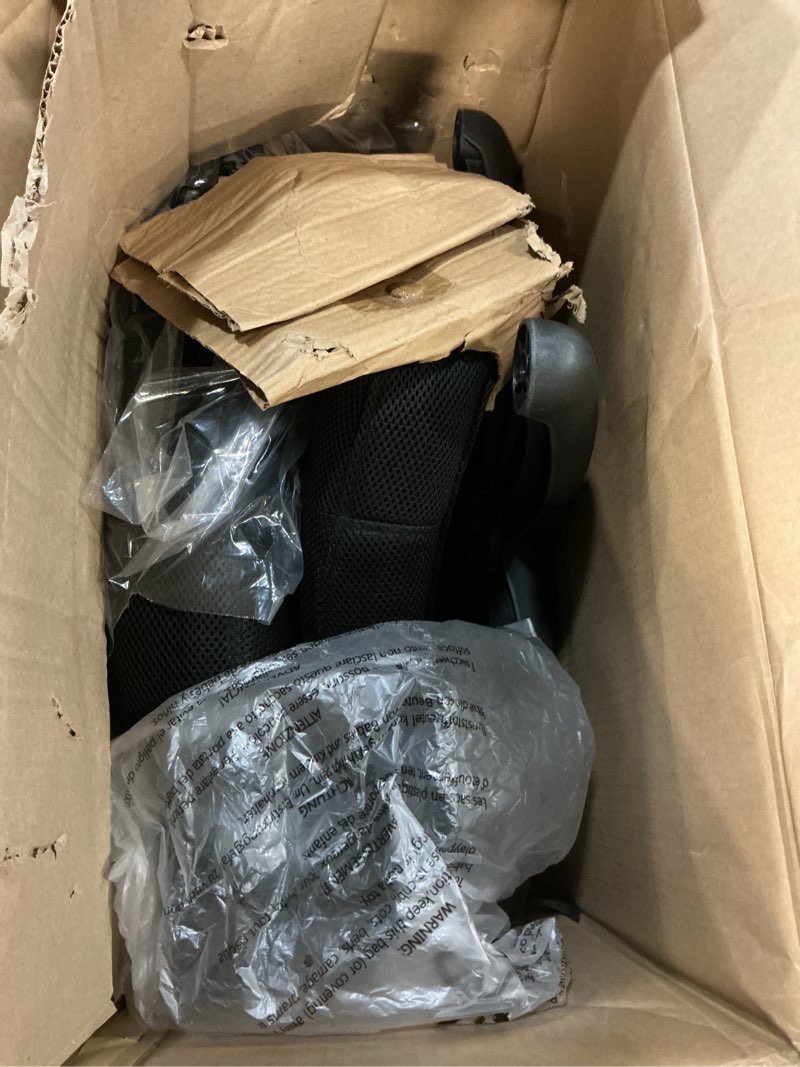 Condition photo showing Good Condition for Amazon Basics Low-Back Office Desk Chair, Adjustable Height, 360 Degree Swivel, Fabric Upholstery, Black