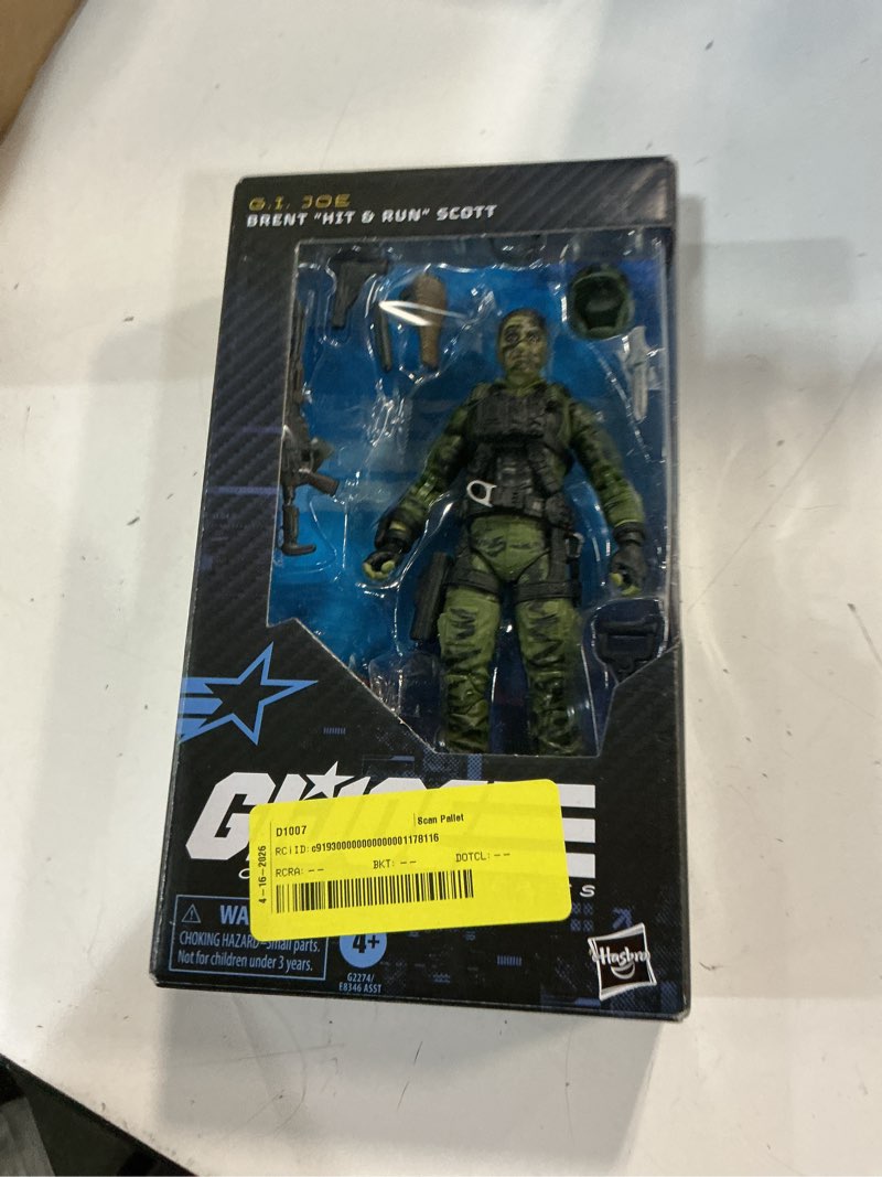 Condition photo showing Good Condition for g.i. joe classified series 188, brent “hit & run” scott, 6” action figure